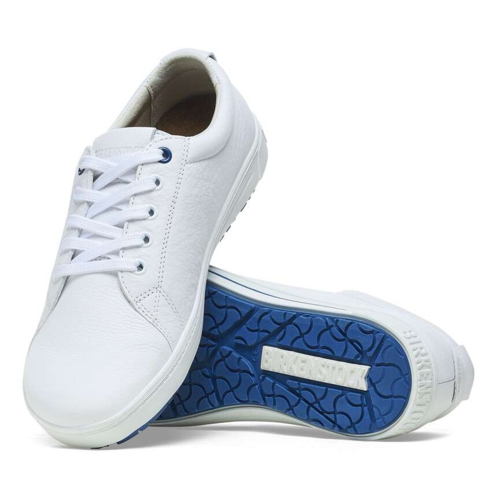 Birkenstock QO 500 NL white leather work sneakers